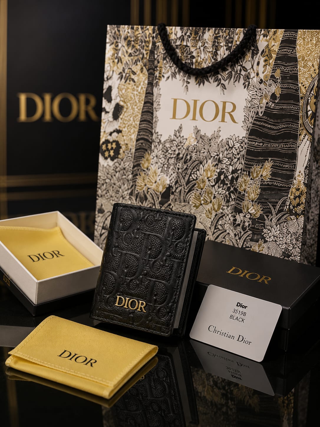 Dior Embossed wallet