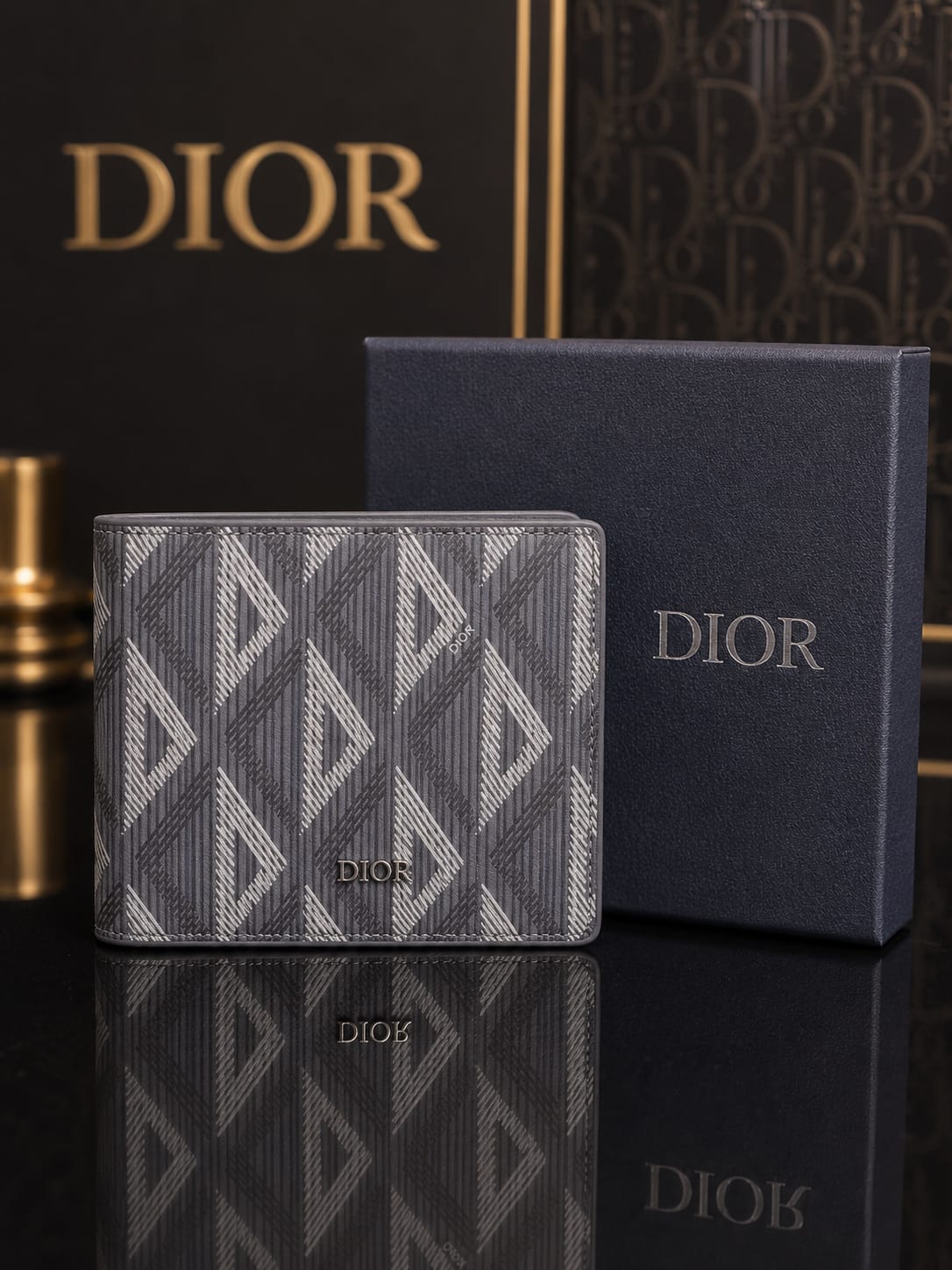 Dior Graphite wallet