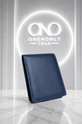Navy Blue Short Wallet