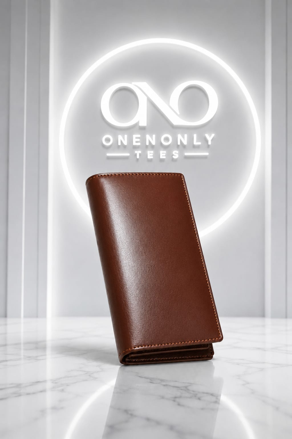 maroon long wallet
